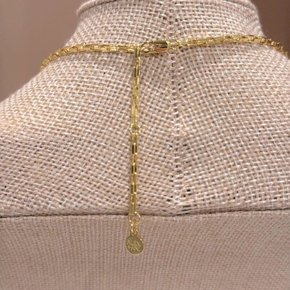 Alex and Ani Calavera Sugar Skull Gold Necklace - Picture 7 of 10